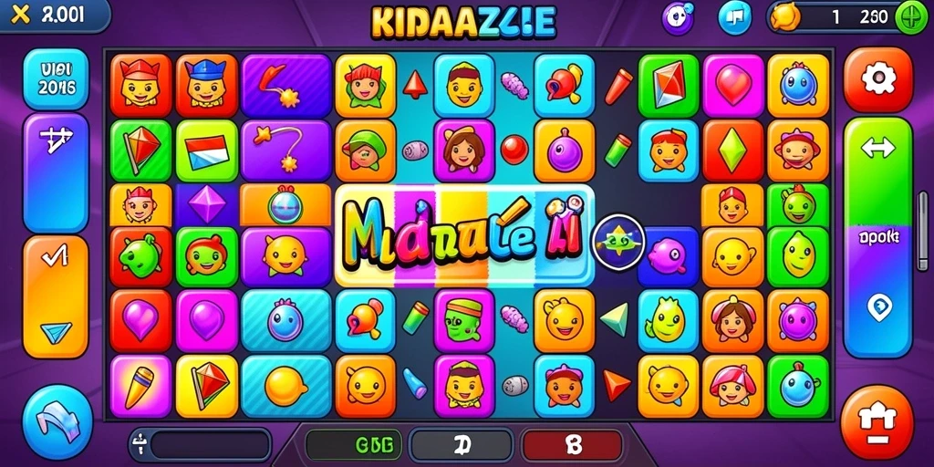 Tangkapan layar dari level menantang di game.